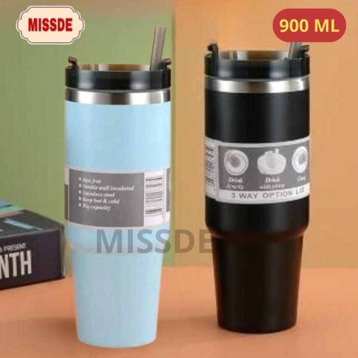 

(Expert) TUMBLR STAINLESS MUG 900ML / 30 OZ VACUUM INSULATED / TUMBLER SEDOTAN VAKUM / TUMBLR MINUM