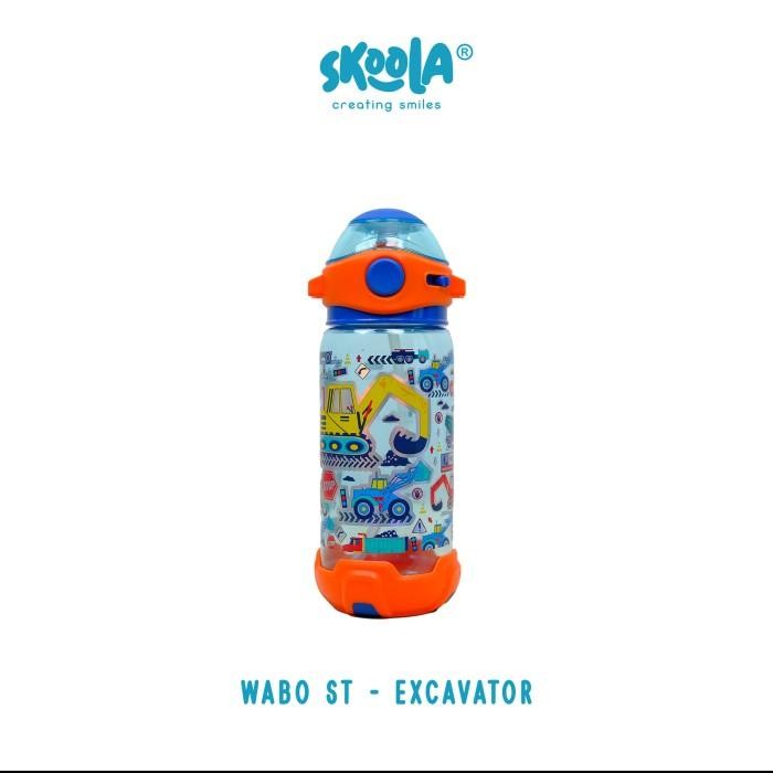 

(Expert) Skoola Botol Tempat Air Minum 500ml dan Tas Anak Unisex Cat Bola -Wabo