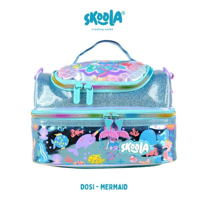 

(Expert) Skoola Tas Bekal Lunch Bag Box Anak Perempuan Unicorn Mermaid - Dosi