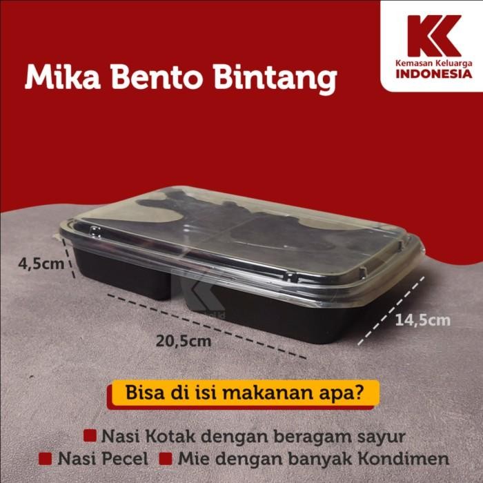 

(Expert) MIKA BENTO SEKAT BINTANG / MIKA BENTO SEKAT 4 / TRAY HOKBEN 50PCS