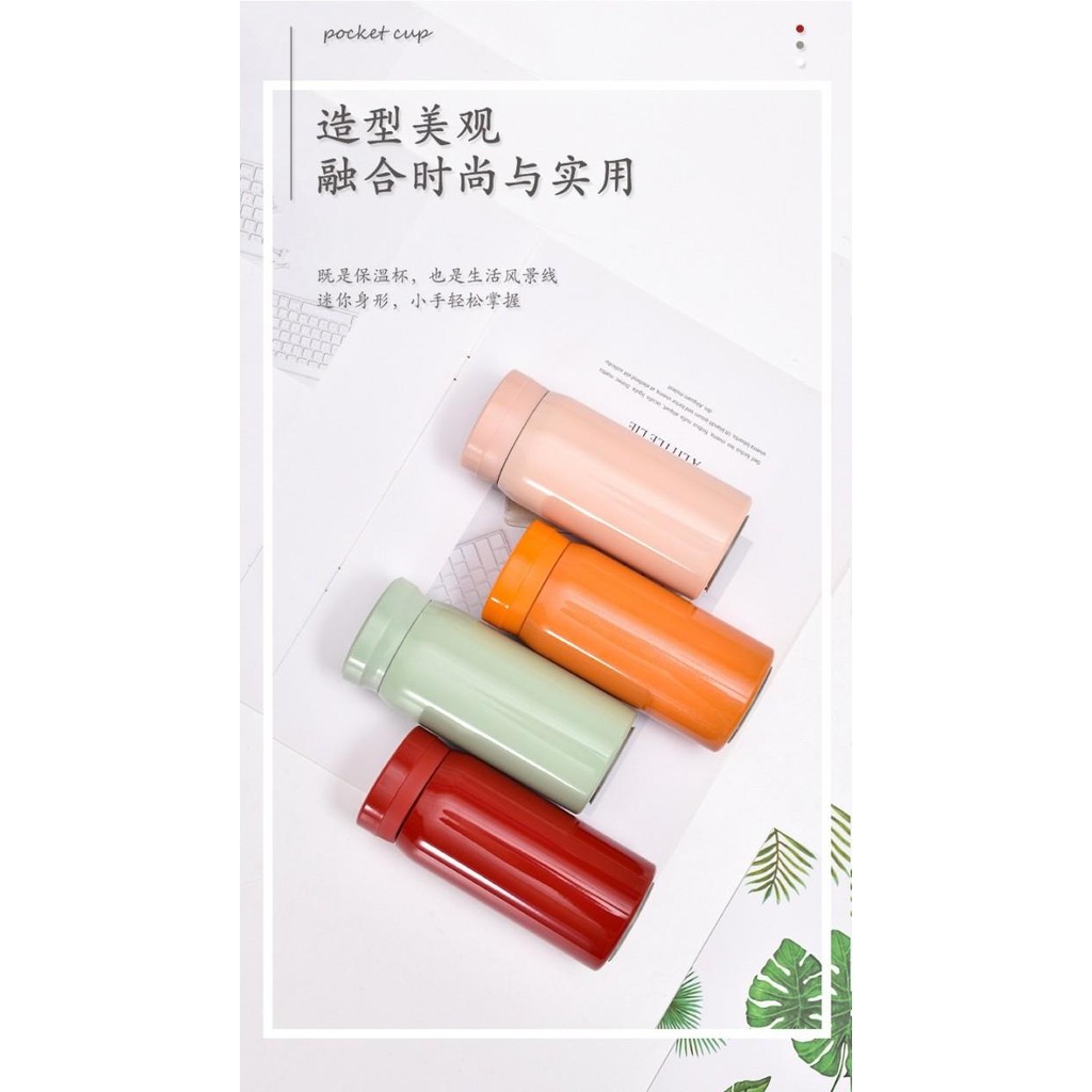 

(Expert) TERMOS TUMBLER MINI MUG VACUUM CUP HOT & COOL 200 ML SUS 304