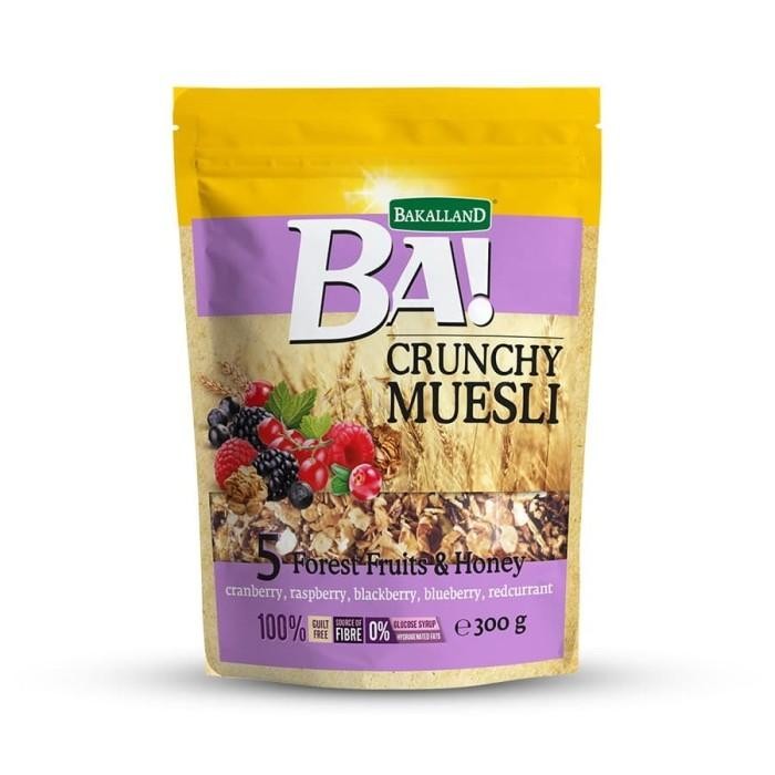 

(Allthebest) Bakalland Ba Crunchy Muesli 5 Forest Fruits Honey 300 gr