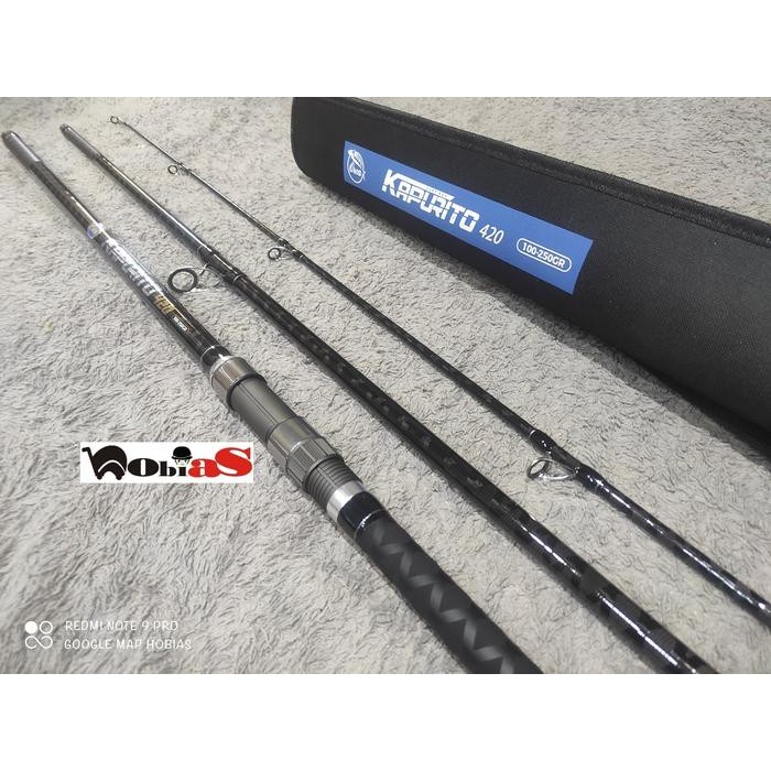 joran pancing sabung 3 surf ORCA KAPURITO PLUS 420 dan ORCA KAPURITO 4