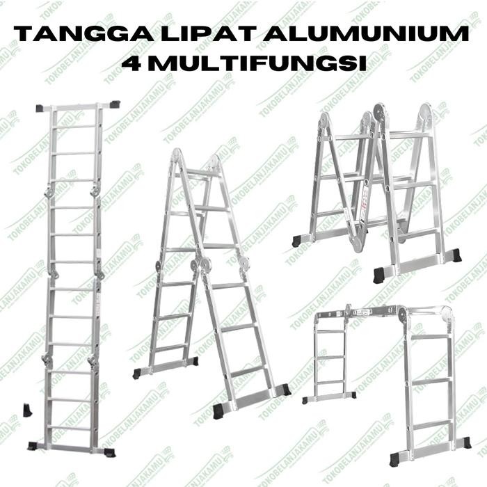 

Terlaris Tangga Lipat Alumunium 4 Multifungsi Ladder Multi Purpose