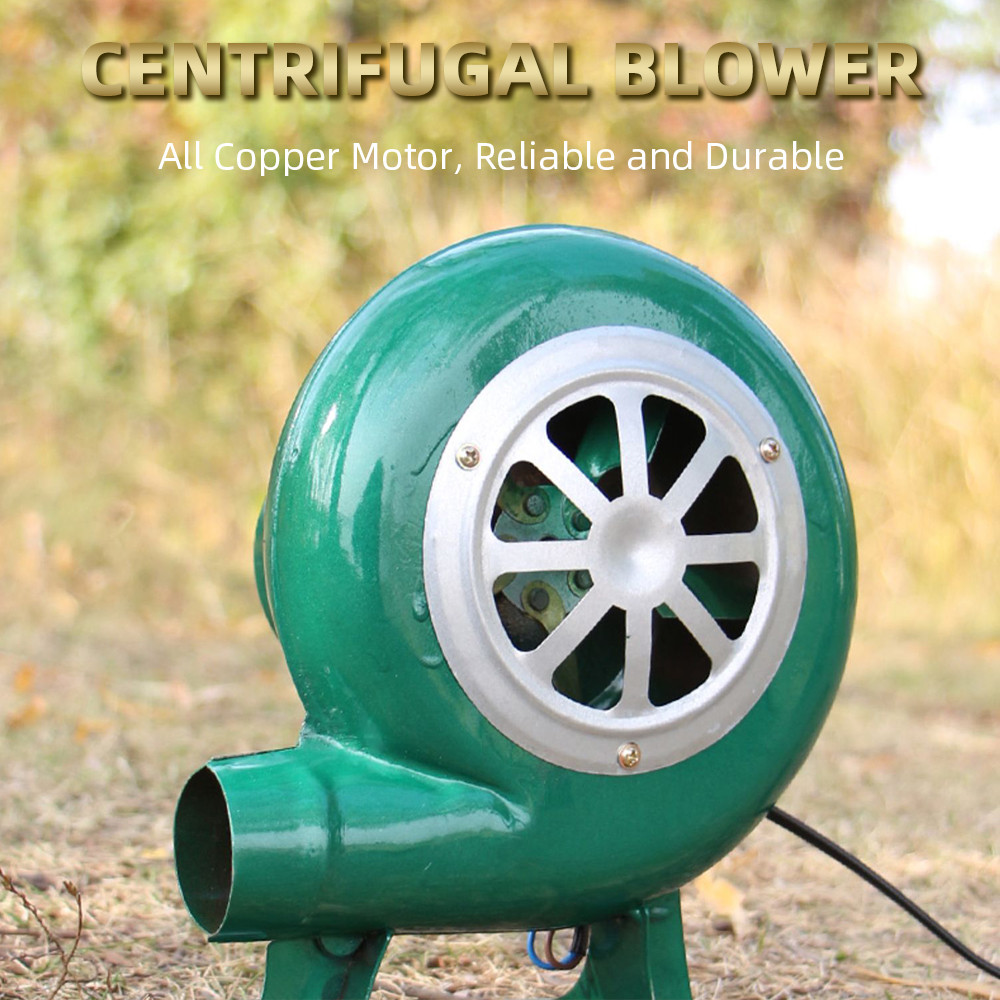 220V AC Electric Blower Fan Low Pressure Blower Centrifugal Blower Iron Shell Blower BBQ Fan for