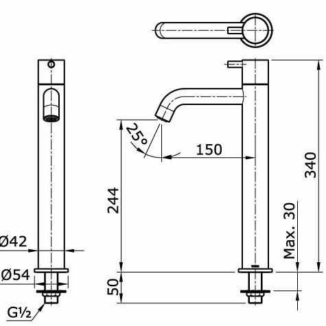 Termurah Kran Wastafel Toto Tx 123 Lesn / Kran Wastafel Toto Tx123Lesn