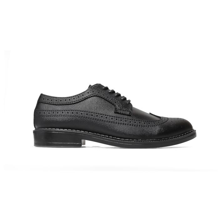 Work Series Longwing Black - Brygan Craftmanship Sepatu Kerja Pantofel Pria Shoes Hitam Fantofel