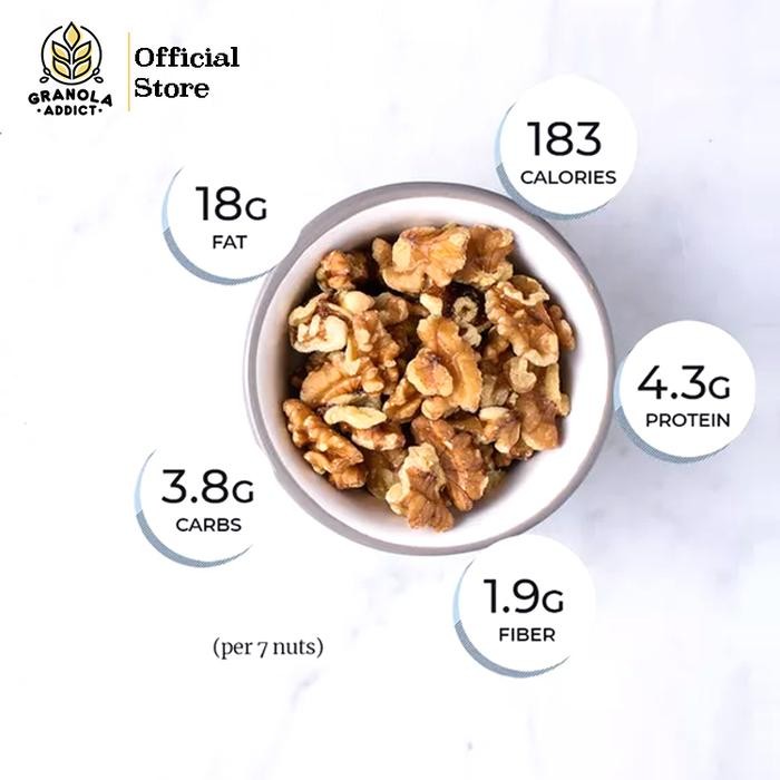 

Granola Addict - Roasted Mixed Nuts - Unsalted (Chasew, Almond, Walnut)