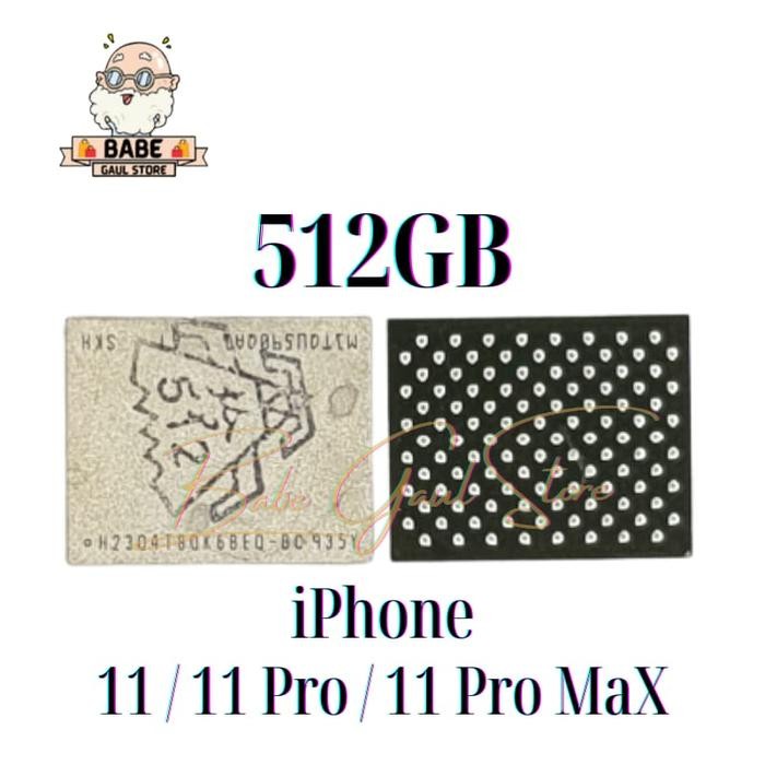 IC NAND FLASH IPHONE 512GB 11 11PRO 11 PRO MAX ORIGINAL NEW 512 GB