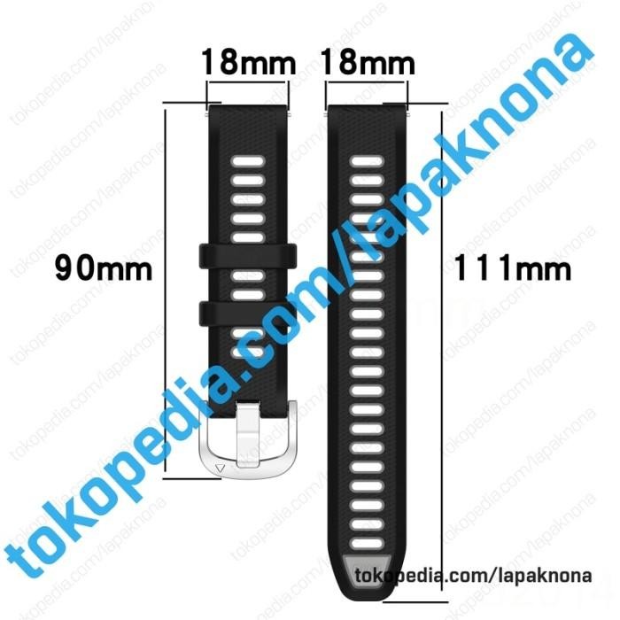 

(Expert) 18mm Strap Garmin Venu 2s Forerunner 265s 255s 4s 3s Music Rey Tali