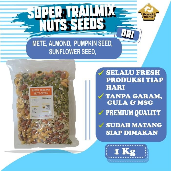 

(Expert) TRAIL MIX KACANG MEDE KACANG ALMOND SUNFLOWER SEED PUMPKIN SEED 1KG