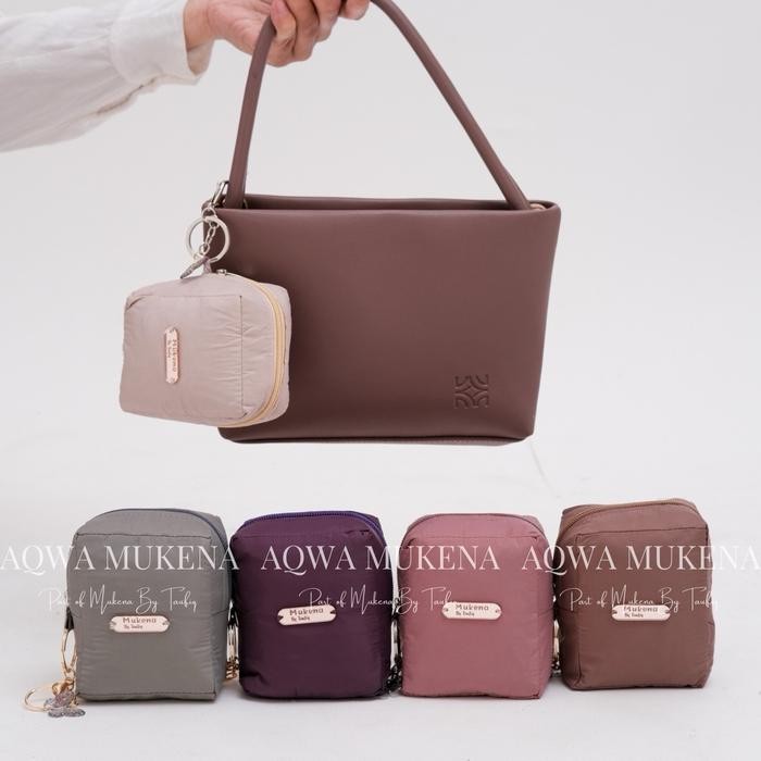 Mukena Calista Series By Mukena by Taufiq Mukena Travel Mini Parasut Premium Polos Mukena Travel