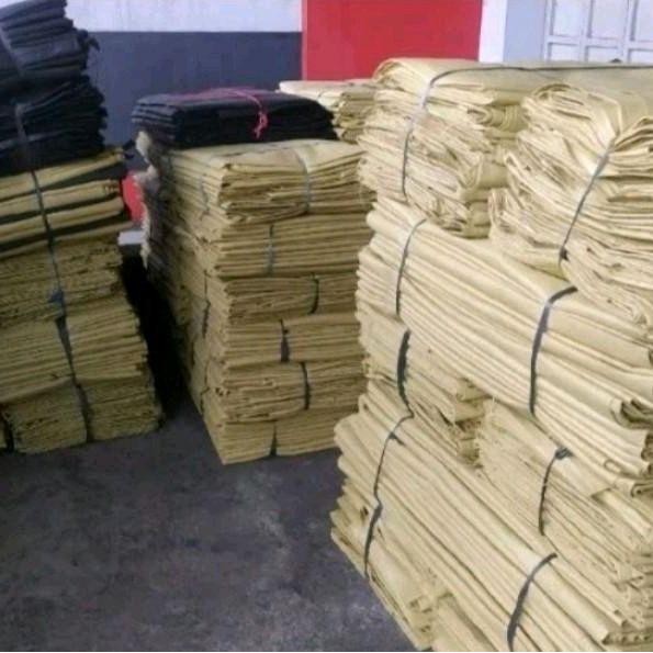 TERPAL KUNING 4 X 6 METER BISA UNTUK JEMUR PADI REMPAH TUTUP BARANG ALAS TIKAR KOLAM TENDA DAN