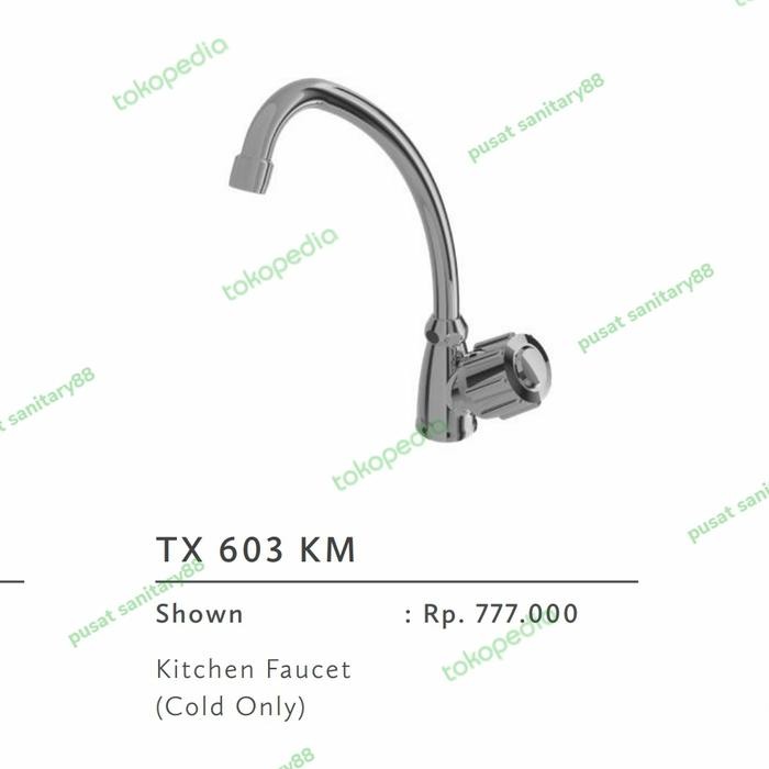 Berkualitas Kran Sink Meja Angsa Toto Tx 603 Km/Kran Meja Kitchen Sink Toto