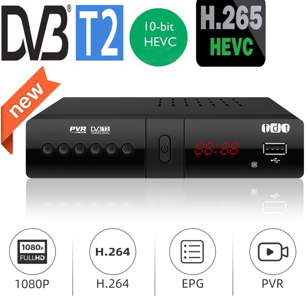 H265 AC3 Hevc Dvb T2 Tv Receive Decoder With Dolby ac3 Hevc 10Bit