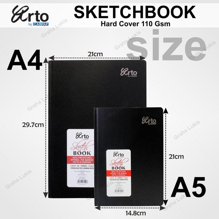 

ARTO SKETCH BOOK A5 - HARD COVER KODE 899