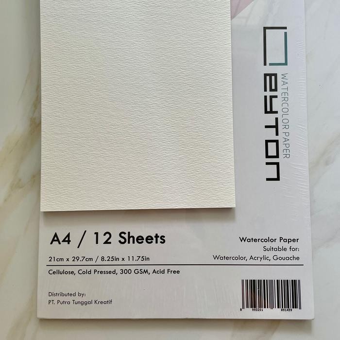 

LEYTON WATERCOLOR SPIRAL BOOK A5/A4 300GSM 12LEMBAR KODE 392