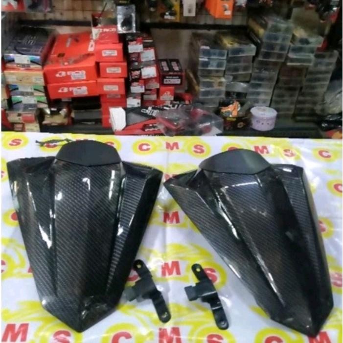 singel seat kawasaki ninja 250fi old / cover jok ninja 250fi old carbon