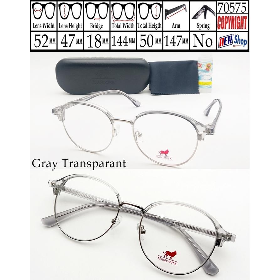 FRAME ORIGINAL SANDORA FRAME KACAMATA MINUS KOREA KACAMATA NEW TRENDY KODE 381