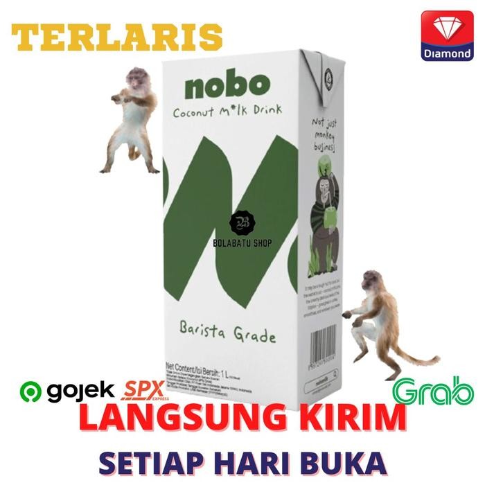 

NOBO UHT Coconut Milk 1 L Liter 1 dus 6 x 1 L Susu Kelapa Barista Guide Cafe Kopi Coffee Shop Creamy