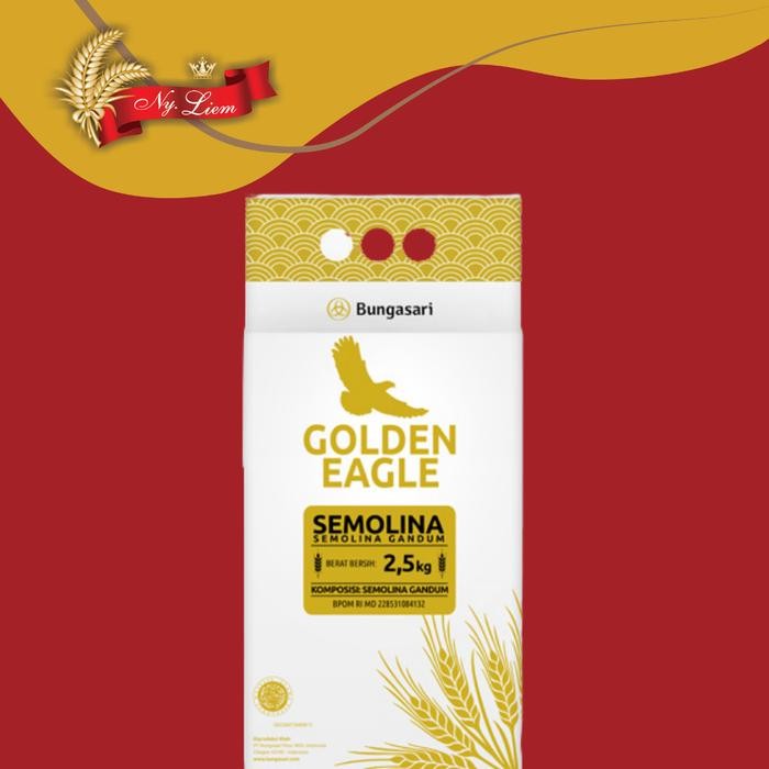 

GOLDEN EAGLE Tepung Gandum Semolina 2,5 kg Best Seller