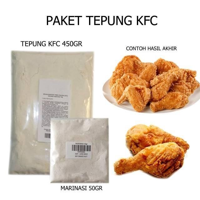 

PAKET TEPUNG KFC 500GR KENTUCKY FLOUR BUMBU AYAM GEPREK KRISPI KRISPY Best Seller