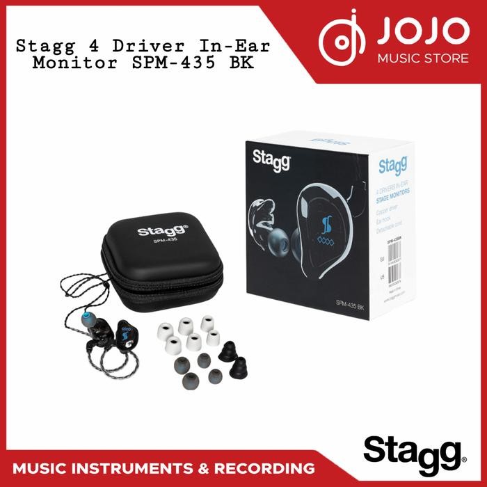 Stagg 4 Driver In-Ear Monitor Spm-435 Black