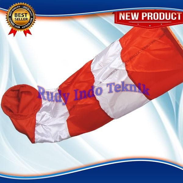 

Terlaris Kain Windsock 40 cm x 150 cm x 20 cm Orange Putih SALE