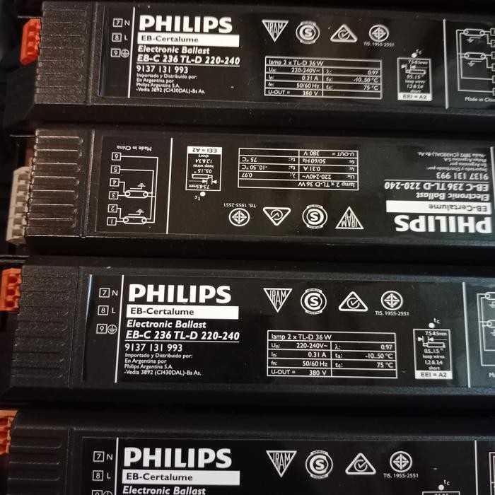 ballast EB c philips 2x36