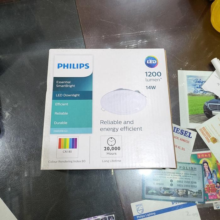 Downlight Philips Led 14 watt Warna 4000K.
