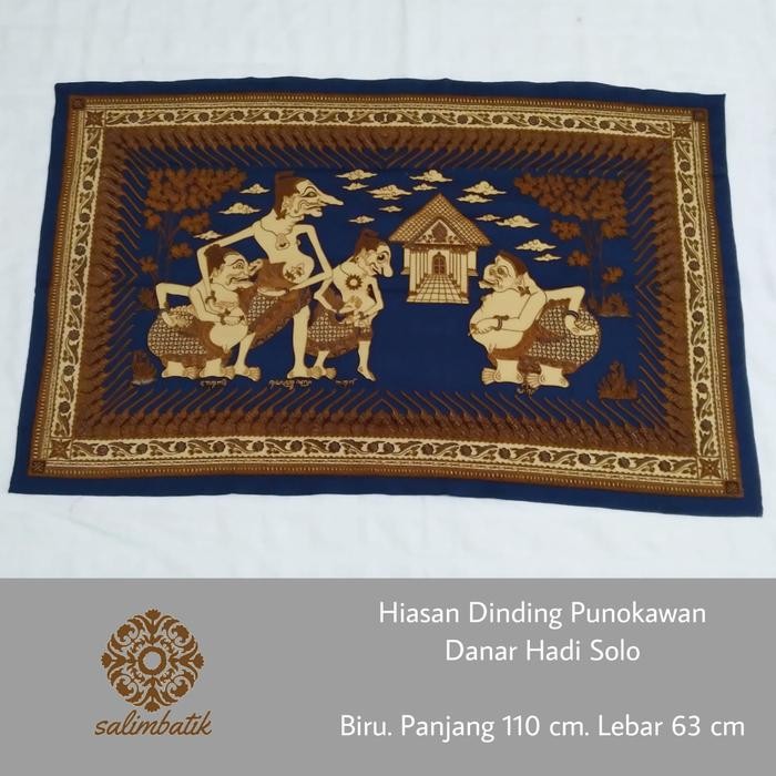 Hiasan Dinding Batik Danar Hadi Motif Wayang Punokawan