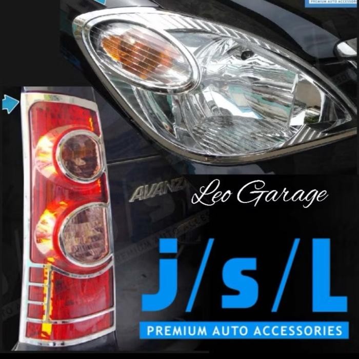 PREMIUM AVANZA XENIA NEW 2008 2010 2011 PAKET GARNISH DEPAN BELAKANG HEAD TAIL LAMP LAMPU MOBIL LIST