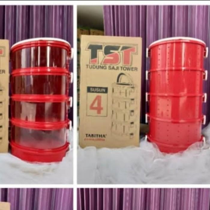 PREMIUM tudung saji 4 susun tudung saji tingkat tabitha