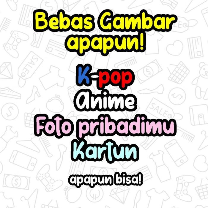 Photocard Hologram Custom Gambar Bebas - Photo card Foto Costum *