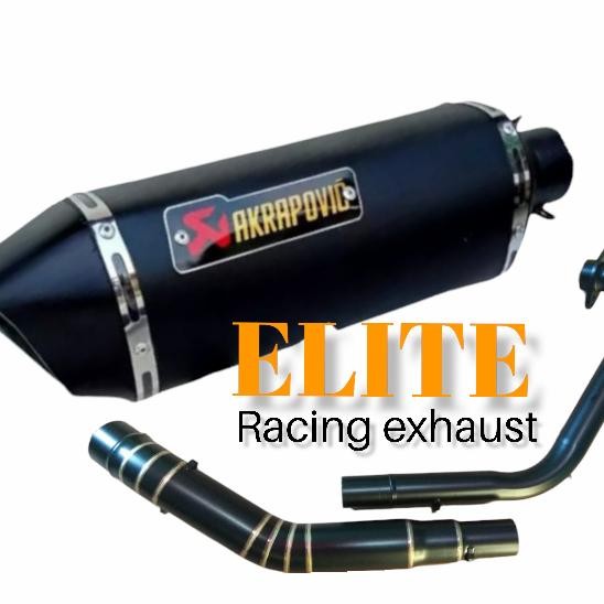 PREMIUM KNALPOT THUNDER 125 KNALPOT RACING THUNDER 125 MERK AKRAPOVIC EVO DOP
