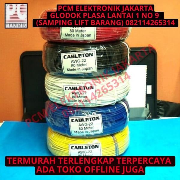 PREMIUM kabel awg 22 awg22 kabel rakit cableton jepang 1roll 100m 100meter