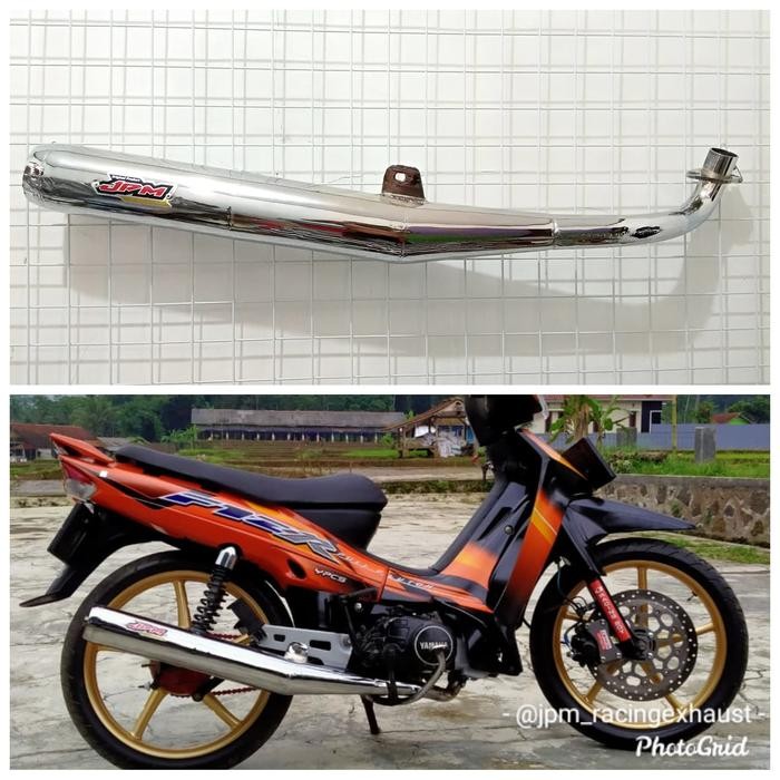 PREMIUM knalpot Fizr model Bambu full croom JPM RACING