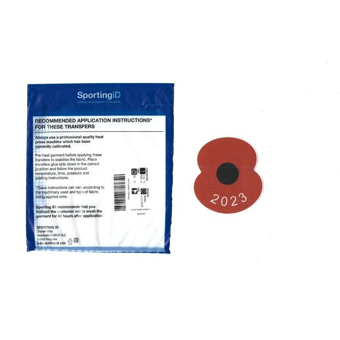 PATCH POPPY 2023. ORIGINAL PATCH FOR JERSEY.
