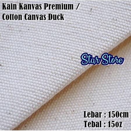 

KAIN CANVAS COTTON DUCK / KATUN KANVAS TEBAL / BAHAN TAS KANVAS