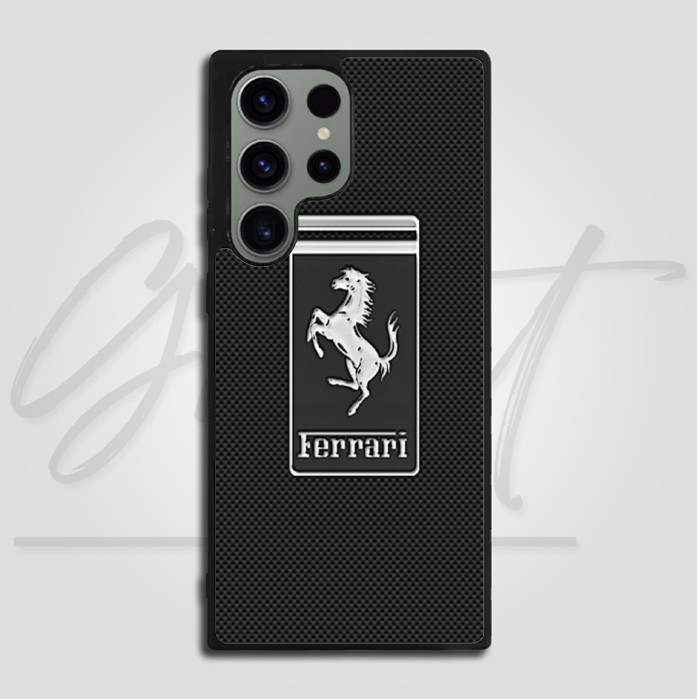 Hybrid Case Casing Samsung Galaxy S25 S24 S23 S22 S21 Ultra Plus FE 5G Ferrari BJ218