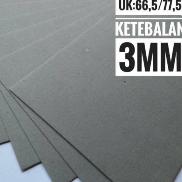 

( 5 Lembar ) Kertas Board No 20 / Karton 3 mm Uk Plano 65 cm X 75 cm