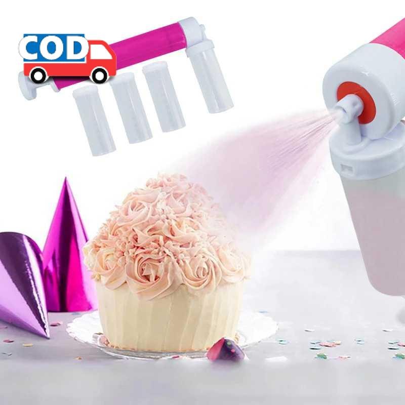 Cake Airbrush Alat Dekorasi Kue Hiasan Kue Ulang Tahun Pastry Alat Hias Kue Ultah Semprotan Dekorasi