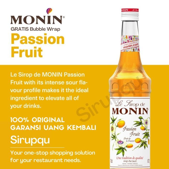 

MONIN Passion Fruit Syrup 70 CL 700 mL