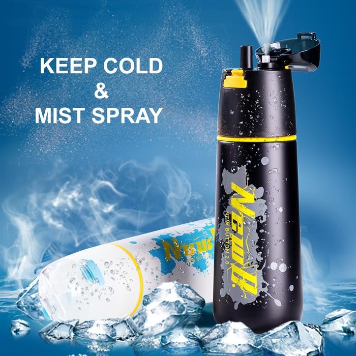 UPSTYLE BOTOL SPRAY STAINLESS STEEL 620 ML SPORT BOTTLE