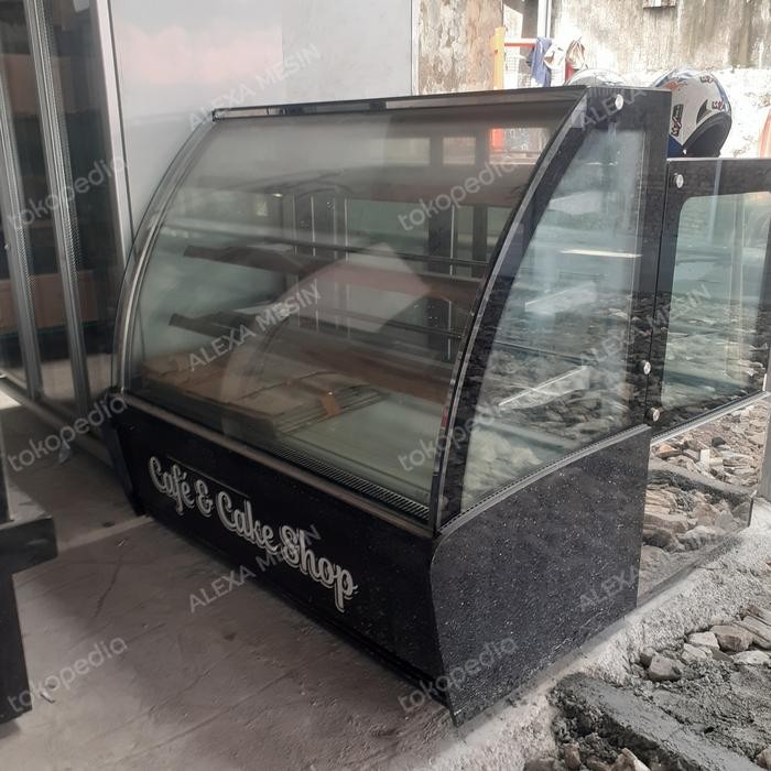 glass cake showcase gea Kode 731