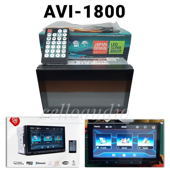 Head Unit MP3 Double Din AVI-1800DSA MKII Deckless AVI1800DSA MKII