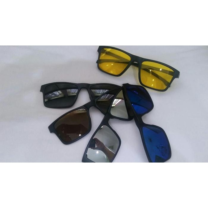 Oakley clip on 5 lensa