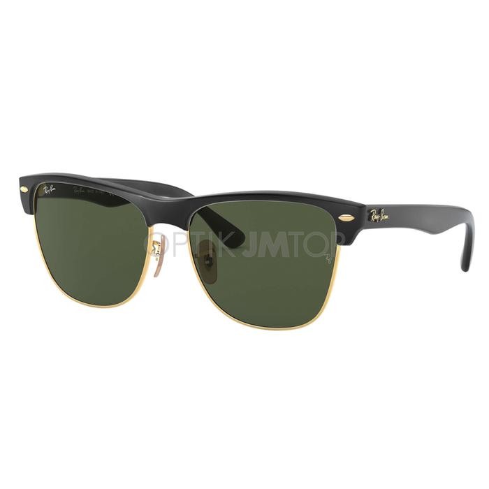 KHUSUS GRAB Rayban Kacamata Hitam Original CLUBMASTER OVERSIZED RB 4175 877 57 Blk