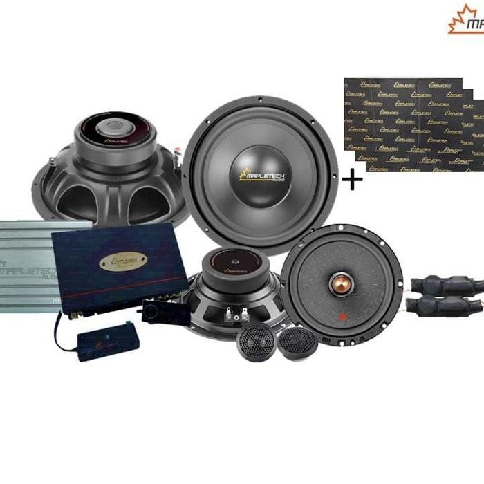 paket audio mobil mapletech dan processor