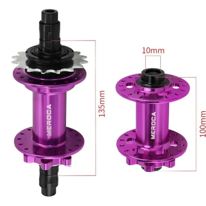 Bebas Ongkir Meroca Hub Freehub Single Speed Disc ke 32 Hole 16T 5 Bearing Hub Sepeda BMX Dirt Jump